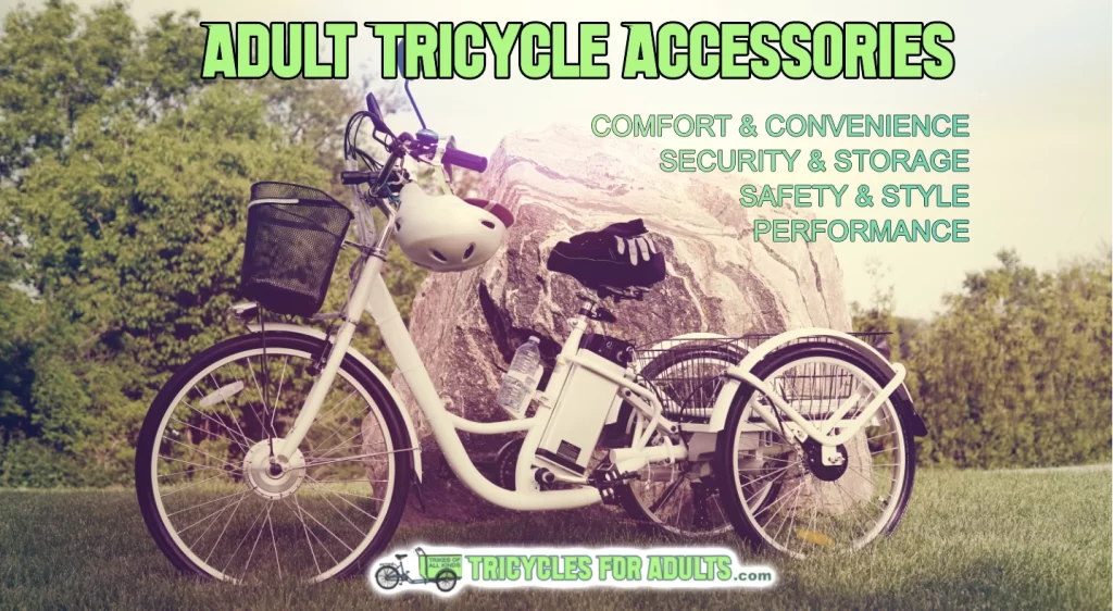 adult tricycle accessories